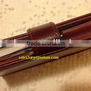 2013 Daily Agenda Leather Notebook Planner thumbnail-1