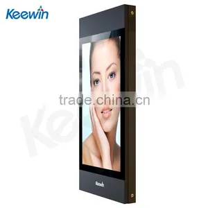 Ultrathin 55" High Brightness 2500nits Wall Mounted Outdoor Advertising Kiosk thumbnail-2