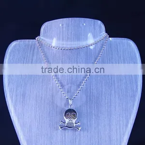 Silver Pendant Necklace Wholesale Hip Hop Jewelry thumbnail-1