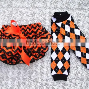 New Design Beautiful Halloween Baby Bloomer and Leg Warmer for Girls thumbnail-1
