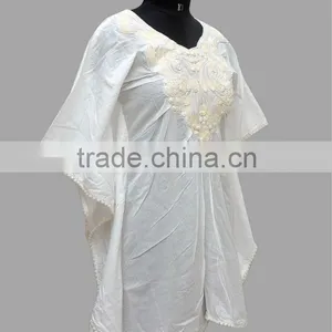 Embroidered Poncho of Cotton Fabric thumbnail-3