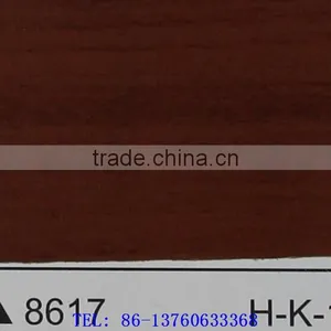 Wood Grain Self-adhesion Cold Laminated Decoration PVC Film Item 8617 thumbnail-1