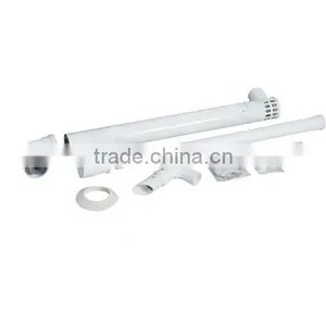 80/125mm Standard Aluminum Coaxial Chimney Flue Pipe for Gas Boiler thumbnail-1