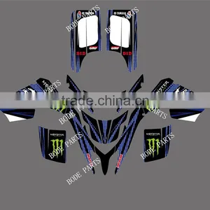 0042 NEW STYLE Monster TEAM GRAPHICS & BACKGROUNDS DECALS STICKERS GRAPHICS For YAMAHA BLASTER YFS 200 1988--- 2006 thumbnail-1