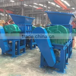 Wood Crusher, Paper Shredder, Waste Tire Recycling Machine for Sale thumbnail-2