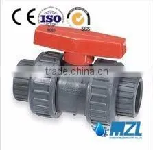 China Factory Cheap BS Standard Thread Pvc Octagonal Ball Valve thumbnail-3