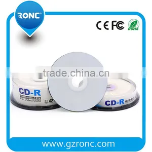 50 Pack RONC 52X CD-R 700MB 80Min White Inkjet Printable CDR thumbnail-4