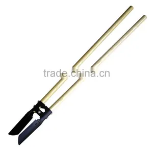 Post Hole Digger With Wood Handle thumbnail-1