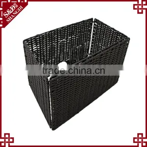 Wholesales Washable PE Rattan Handewoven Folding Plastic Basket Used for Hotel Laundry Storage thumbnail-4