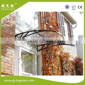 Diy Easy-to-fit Plastic Frame Polycarbonate Sheet Outdoot Canopy Window Awning thumbnail-1