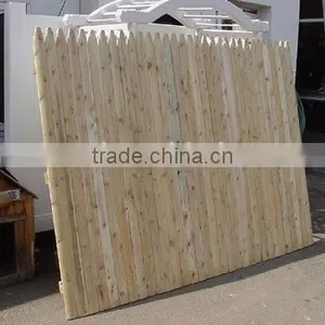 Cheap Unique Practical Stockade Wood Fence for Wholesale thumbnail-1