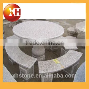 Garden 8 Seater Marble Dining Table for Outdoor Furniture thumbnail-1