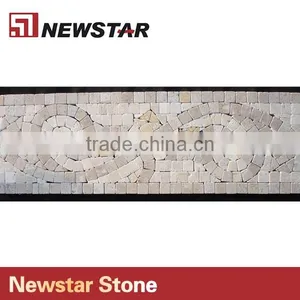 Newstar Tumbled Rock Natural Stone Travertine Tile Backsplash Mosaic thumbnail-2