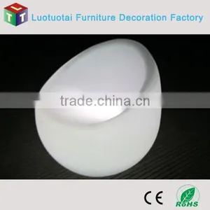 Modern Hotel Nightclub Bar Illuminated LED Sofa LED Chair thumbnail-3