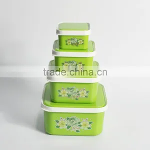 4 Pieces Food Grade pp Plastic Storage Container thumbnail-1