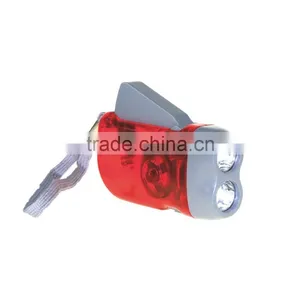 Promotional Plastic Translucent Torch Dynamo Charging Led Light thumbnail-3