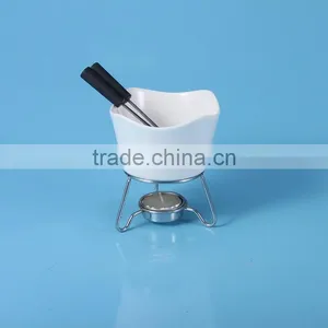 Hot Sale Mini Fondue Set,chocolate Fondue Bowl, Chocolate Pot + Stand thumbnail-1