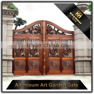 Customized Powder Coated Fancy Decorative Cast Aluminum Garden Gate thumbnail-2