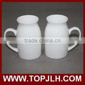 Custom Logo Printing White Sublimation Ceramic Tea Mug for Transfer Printing thumbnail-2