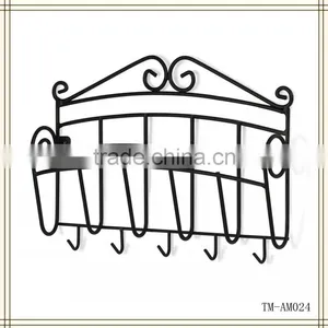 Hot Sale Twist Black Wall Mount Key Holder thumbnail-2
