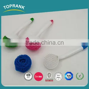 New Style Kitchen Polyester Fiber Scrubber With Handle thumbnail-1