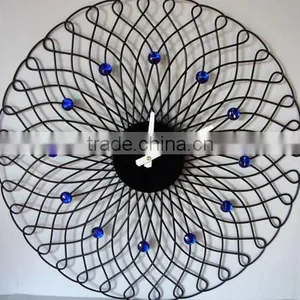 Modern Design Black Decorative Acrylic Wall Clock thumbnail-1