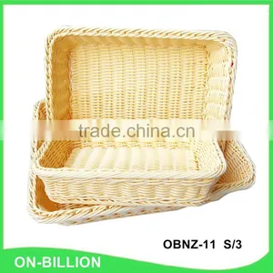 Bulk Heated Food Grade PP Rattan Basket Wholesale thumbnail-3