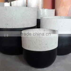 [Ecova Shop] The Lightweight Washed Cement Pots thumbnail-1