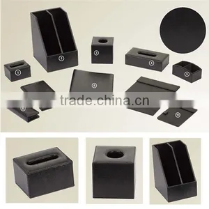 Fashionable Snake Print Leather Product PW-101,leather Set Series for Hotel Guest Room,hotel Leather Kit thumbnail-1