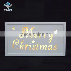 2015 New Arrival Letter Pattern Christmas Decoration Wood Lighting thumbnail-1