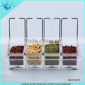Custom Acrylic Bean Box Acrylic Food Dispenser thumbnail-1