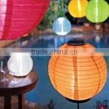 Colourful Lantern Solar Garden Light thumbnail-1