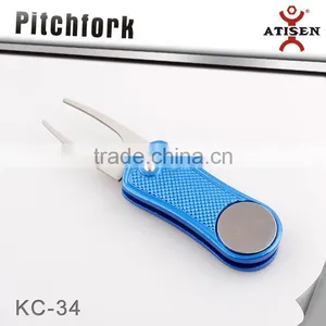 New Switchblade Golf Marker Pitch Mark Great Hat Clip Pitchfork Divot Golfing thumbnail-4