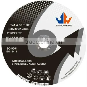 14" 350x3x25.4mm Cut off Wheel for Metal thumbnail-1