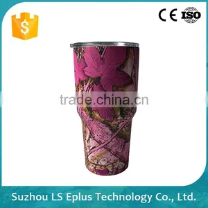 Stainless Steel Customizable Logo Powder Coated 30 Oz Tumbler thumbnail-1