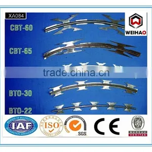 High Quality Tensile Strength Razer Galvanized Iron Barbed Wire/RAZER Barbed Wire Factory thumbnail-1