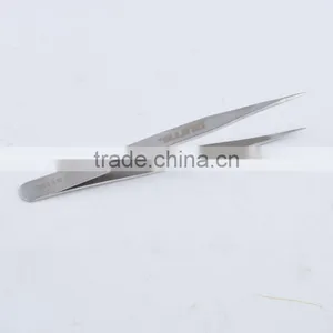 125mm Length Tweezers With Sharp Straight Curved Point Tweezers thumbnail-4