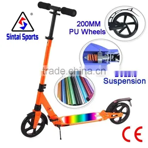 Full Aluminum 200mm Big Wheel Adults Electro Scooter thumbnail-1