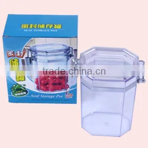 430ml Small Octagon Type Plastic Airtight Container thumbnail-1