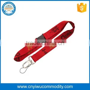 New Novelty Custom Silkscreen Printing Polyester Lanyard thumbnail-1
