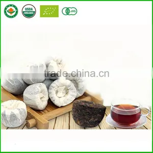 Sticky Rice Flavor Mini Puer 5g per Piece Fragrant Mini Cake,Glutinous Rice pu Erh Tuo Mini Puer Tea thumbnail-1