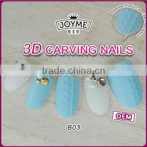 New 2016 Product Idea Artificial Fingernails Full Cover Abs Fake Nails Korea Nail Art thumbnail-1