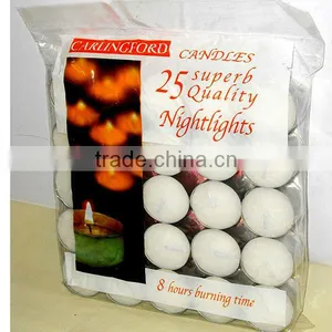 White Tealight Candle thumbnail-1