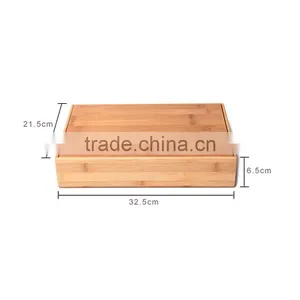 Aonong Bamboo Candy Storage Box With Lid thumbnail-6