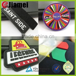Wholesale Custom Made Pvc Rubber Clothes Label Heat Press Iron Patch thumbnail-6