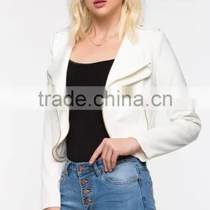 OEM Service New Design Custom Woman Sexy Layed Jacket thumbnail-1