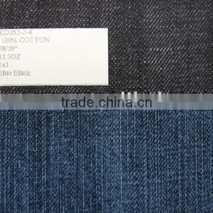 11.3oz 97%cotton 3%spandex Cotton Denim Fabric 4 Way Stretch Denim Fabric thumbnail-1
