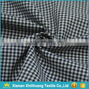 Fashion Uniform Material Yarn Dyed 100% Cotton Check Shirt Fabric thumbnail-5