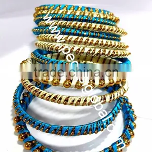 Stylish Micro Gold Plated Kadas, Wholesale Fancy Indian Kada Bangles thumbnail-6