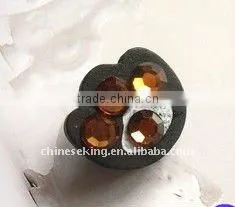 Fashion Bear's Paw Wood Brooch Rhinestone Cartoon Brooch, Fashion Children Brooch thumbnail-1